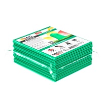 Мешки для мусора 160 л, зеленые, в пачке 10 шт., ПВД, 40 мкм, 900х1100 мм, i-Bag в Брянске