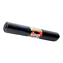 Мешки для мусора 240 л, черные, в рулоне 5 шт., ПВД 80 мкм, 1300х900 мм, МЕШКОFF, 4217 в Брянске