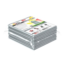 Мешки для мусора 160 л, светло-серые, в пачке 10 шт., ПВД, 40 мкм, 900х1100 мм, i-Bag в Брянске